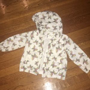 Gap 3T Butterfly Raincoat